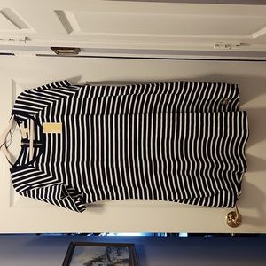 Michael Kors light knit striped dress